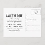 Moderne Dubbele Lijst Foto slaat het Briefkaart Da (Achterkant)