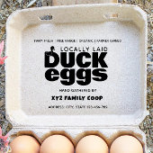 Moderne Duck eierkarton stempel