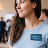 Moderne Duidelijke de Professionele Positie van de Naambadge