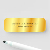 Moderne Duidelijke de Professionele Positie van de Naamplaatje (In situ)