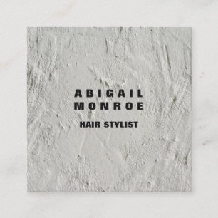 Moderne Duidelijke Minimalistische Professionele G Vierkante Visitekaartje