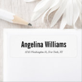 Moderne Duidelijke Professionele Vette Tekst Minim Etiket (Insitu)