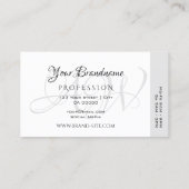 Moderne Duidelijke Witte Kleurrijke Decor Strepen  Visitekaartje (Achterkant)