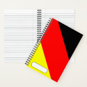 Moderne Duitse vlag Notitieboek (Binnen)