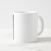 moderne  duitse vloour de lis grote koffiekop (Voorkant rechts)