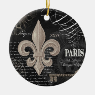 moderne duitse vloour de lis keramisch ornament