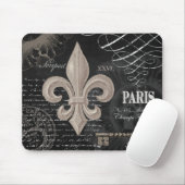 moderne  duitse vloour de lis muismat (Met muis)