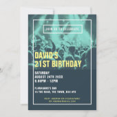 Moderne Duotone Party uitnodiging (Voorkant)