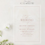 Moderne Dusty Roos Calligrafie Wedding Acryl Uitnodigingen<br><div class="desc">Deze huwelijksuitnodiging belichaamt tijdloze elegantie met een moderne touch, ideaal voor koppels die ingetogen sophisticatie waarderen. De delicate stoffige rozen kalligrafie stroomt sierlijk over de acrylachtergrond en creëert een serene en romantische uitnodiging die tot je liefdesverhaal spreekt op een manier die woorden alleen niet kunnen. Dit ontwerp is nu verkrijgbaar...</div>