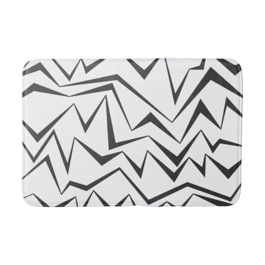 Moderne, dynamische, eenvoudige, gedurfde abstract badmat (Voorkant)