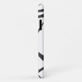Moderne, dynamische, eenvoudige, gedurfde abstract Case-Mate iPhone case (Achterkant/rechts)