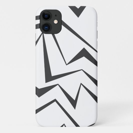 Moderne, dynamische, eenvoudige, gedurfde abstract Case-Mate iPhone case (Achterkant)