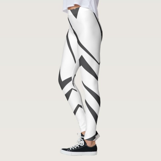 Moderne, dynamische, eenvoudige, gedurfde abstract leggings (Links)