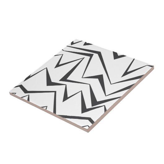 Moderne, dynamische, eenvoudige, gedurfde abstract tegeltje (Zijkant)