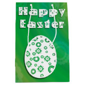 Moderne e Easter Retro Paper Art Medium Cadeauzakje (Voorkant)