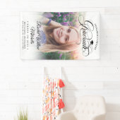 Moderne e legant Afstuderen voor bestreken script Spandoek (Insitu)