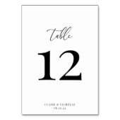 Moderne e legant Weddenenkaart Kaart (Voorkant)