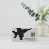 Moderne EA-18G Growler Fighter Jet Visitekaartje (Staand voorkant)