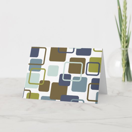 Moderne Eames Rechthoeken 1 Kaart (Voorkant)