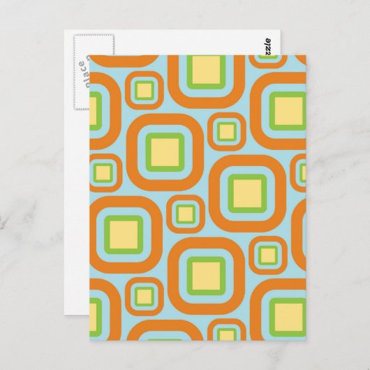 Moderne Eames Rechthoeken 24 Briefkaart (Voorkant / Achterkant)