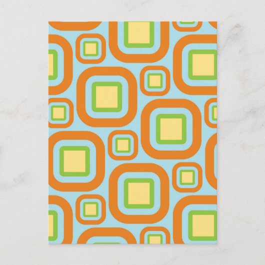 Moderne Eames Rechthoeken 24 Briefkaart (Voorkant)