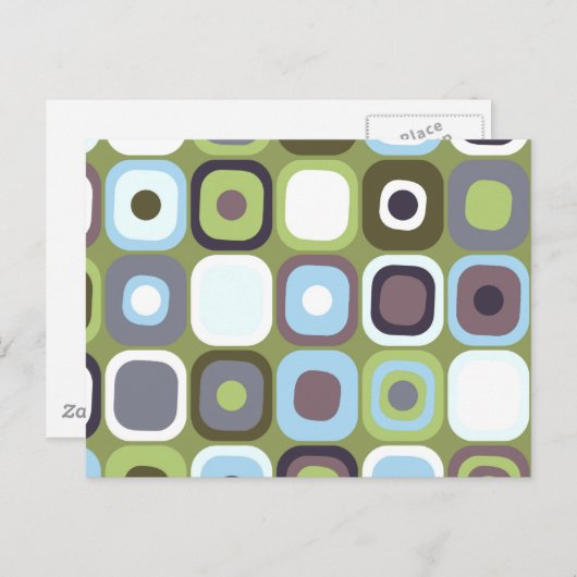 Moderne Eames Rechthoeken 32 Briefkaart (Voorkant / Achterkant)