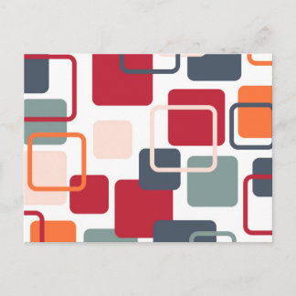 Moderne Eames rechthoeken 4 Briefkaart