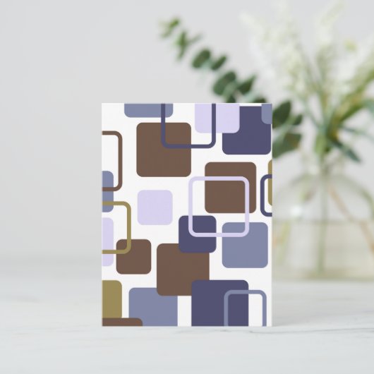 Moderne Eames rechthoeken 5 Briefkaart (Staand voorkant)