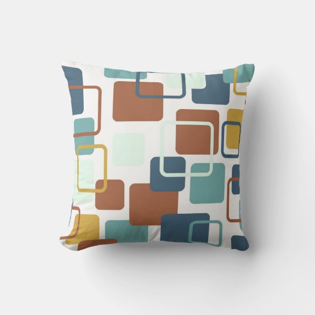 Moderne Eames rechthoeken 6 Kussen (Voorkant)