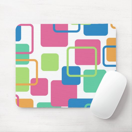 Moderne Eames rechthoeken 7 Muismat (Met muis)