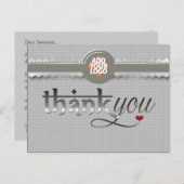 Moderne Eastern Love Fusion Dank je Briefkaart (Voorkant / Achterkant)