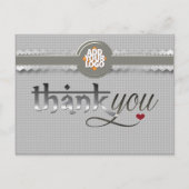 Moderne Eastern Love Fusion Dank je Briefkaart (Voorkant)