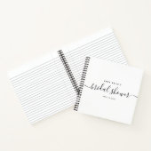 Moderne eBay Chic Script Vrijgezellenfeest Guest Notitieboek (Binnen)