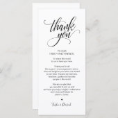 Moderne eBay-instelling voor zwarte plaatsen Harte Programmakaart (Voorkant / Achterkant)