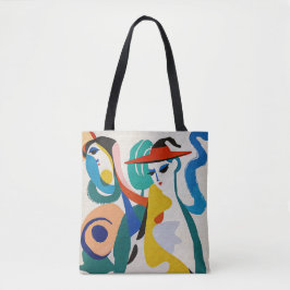Moderne Eclectische Surrealistische Geometrische F Tote Bag