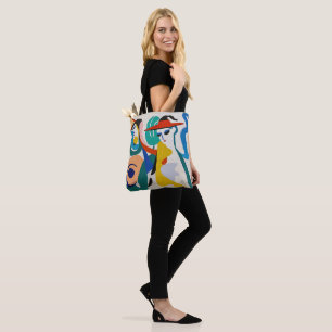 Moderne Eclectische Surrealistische Geometrische F Tote Bag