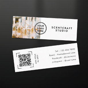 Moderne Ecommerce Webshop QR Code Mini Visitekaartje
