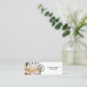 Moderne Ecommerce Webshop QR Code  Mini Visitekaartje (Staand voorkant)
