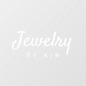 Moderne edelmerkjuwelen raamsticker (Vel)