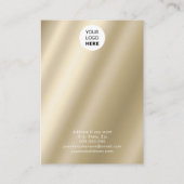 Moderne edelstenen voor metalen sieraden visitekaartje (Achterkant)