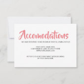 Moderne editie van het Tropical Wedding Music Fest Save The Date (Voorkant)