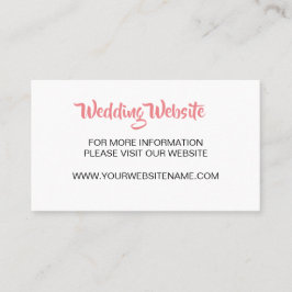 Moderne editie van het Tropical Wedding Music Fest Visitekaartje