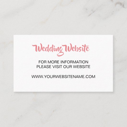 Moderne editie van het Tropical Wedding Music Fest Visitekaartje (Voorkant)