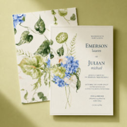 Moderne Editoriale Orchidee Anthurium Bruiloft Kaart