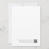 Moderne Editoriale Overlay Foto Bruiloft Save The Date (Achterkant)