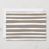 Moderne een beetje bunny is onderweg naar baby sho kaart (Achterkant)