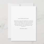 Moderne één foto feestje bedankkaart (Achterkant)