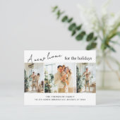 Moderne Een nieuw Huis voor de Foto van de Feestda Aankondigingskaart (Staand voorkant)