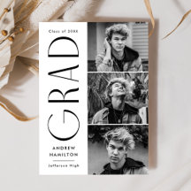 Moderne eenvoud 3 Fotocollage Afstuderen