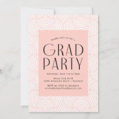 Moderne eenvoud Blush 3 Fotogradatie Partij Kaart (Achterkant)